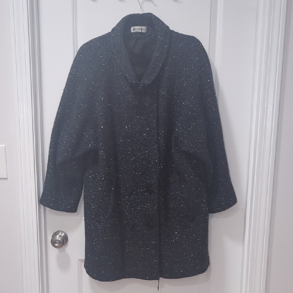 Black Tweed Coat